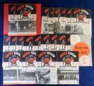 Football programmes, Manchester United, a collection of 23 home programmes, 1959/60, nos 1-23 (