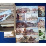 Postcards, a collection of approx. 500 various Tuck topographical postcards, mostly English artist