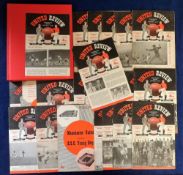 Football programmes, Manchester United, a collection of 23 home programmes, 1958/59, nos 1-22 (