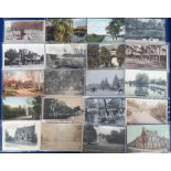 Postcards, North London and Middlesex, approx. 100 R.P.s , printed and artist drawn to include