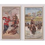 Cigarette cards, Taddy, Victoria Cross Heroes, (21-40), 2 cards, nos 25 and 32 (vg)