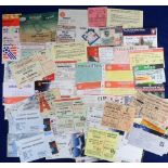 Football tickets, a collection of approx. 75 tickets 1960's onwards with good interest for