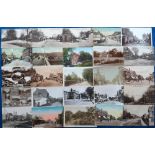 Postcards, Hampshire, a collection of approx. 81 cards of Eastleigh and it's environs. RPs include