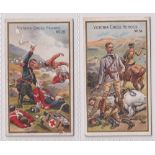 Cigarette cards, Taddy, Victoria Cross Heroes, (21-40) 2 cards, nos 28 & 34 (gd)