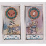 Cigarette cards, CWS, Boy Scout Series, two cards, no 10 (slight marks, gen gd) & no 11 (gd) (2)