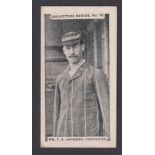 Cigarette card, Gabriel, Cricketers Series, type card, no 16 Mr. F.S. Jackson, Yorkshire (gd) (1)