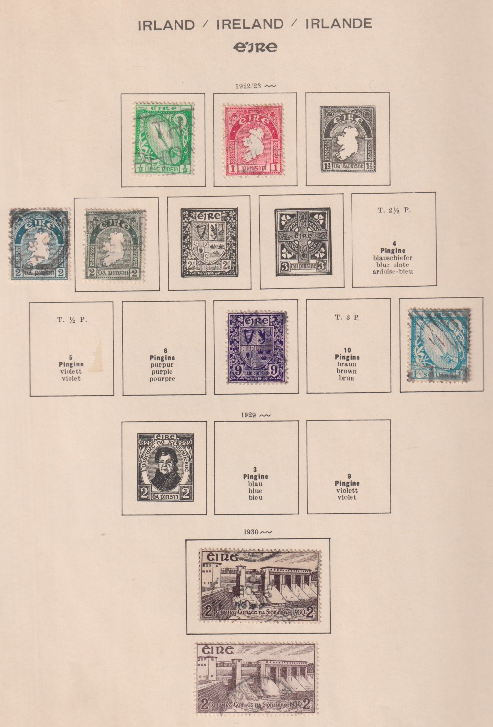 Stamps, GB, Commonwealth and foreign stamps on album pages, mainly used, to include, Nicaragua, - Image 2 of 3