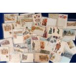 Postcards, a collection of approx. 57 early UK and foreign cards, inc. Gruss Aus of Pistyan (