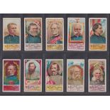 Cigarette cards, USA, H. Ellis & Co, Generals of the Late Civil War (set, 25 cards) (some with