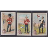 Trade cards, Liebig, British Army Uniforms, ref S239, only issued in English (set, 6 cards) (all