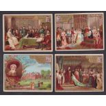 Trade cards, Liebig, Queen Victoria, ref S207, English Edition (set, 6 cards) (gd)