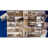 Postcards, Social History, an all RP collection of approx. 30 cards, inc. military groups, E37 tank,