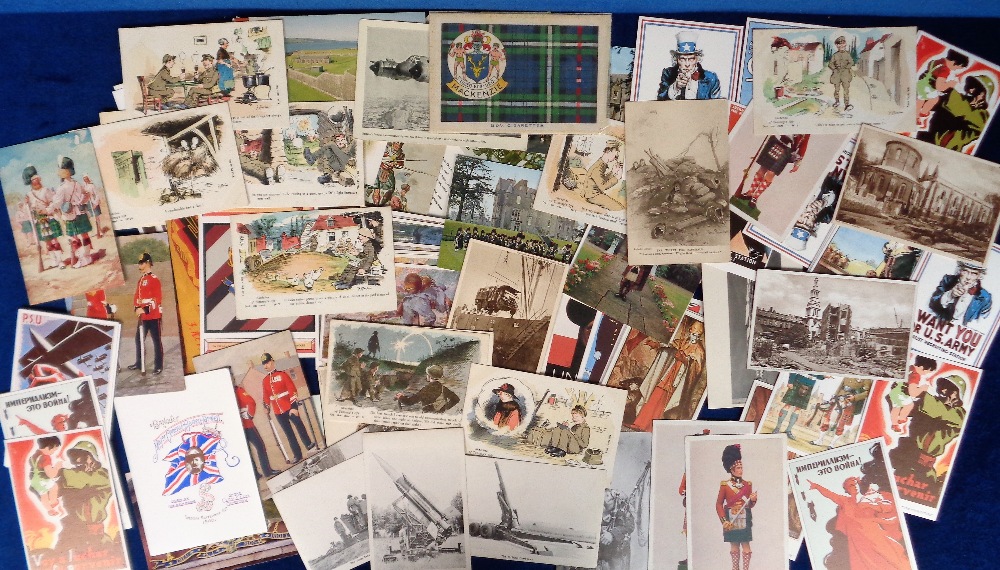 Postcards, Military, mixture, mainly modern, WWII Recruitment, Dalkeith, Patriotic, Aviation,