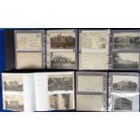 Postcards, Country Houses, a good UK mainly RP mix of approx. 297 cards in 4 modern albums. 1