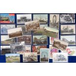 Postcards, Fairgrounds, a collection of approx. 40 cards of fairgrounds and pleasure beaches.