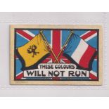 Cigarette card, Themans, War Posters, type card 'These Colours will not Run' (gd) (1)