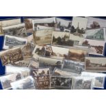 Postcards, Worcestershire, a collection of approx. 54 cards with many RPs inc. Ombersley Village,