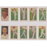 Trade cards, Australia, Allen's, Cricketers (Coloured), 1938, includes Don Bradman (set, 36