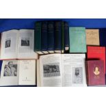 Cricket books, selection of approx. 40 books inc. The Fight for The Ashes by P. F. Warner 1926,