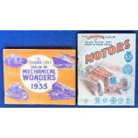 Trade albums, Amalgamated Press Motors (complete with set of 24 c/m cards) & Mechanical Wonders of
