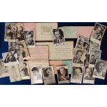 Autographs, a collection of 5 mainly pre WW2 autograph books and approx. 23 autographic postcards of