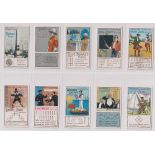 Cigarette cards, Gallaher, Tricks & Puzzles Series (Green back) (set, 100 cards) (gd/vg)