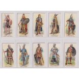Cigarette cards, Cope's, British Warriors (set, 50 cards, mixed printings) (6 fair, rest gd/vg)