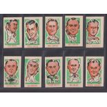 Trade cards, Kiddy's Favourites, Popular Cricketers (set, 52 cards) includes Don Bradman (vg)