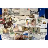 Postcards, a mixed collection of approx. 196 cards inc. foreign (Bermuda, India, France, Italy),