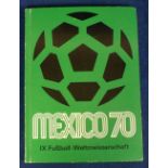 Football sticker album, Germany, Bergmann Mexico 70 World Cup sticker album, complete with all 72
