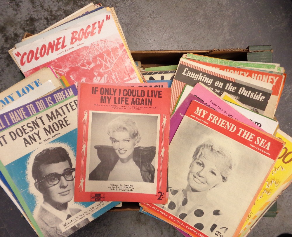 Music Sheets, approx 1000 1920s to 60s (a few from 70s/80s), the majority with pictorial covers (