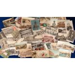 Postcards, Foreign, to include France, Spain, Germany, USA, Canada etc. 200+ cards RPs, printed