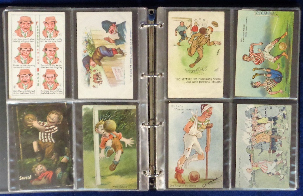 Postcards, Football, an impressive collection of 110+ art style and comic cards, various artists & - Image 4 of 4