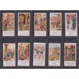 Trade cards, Faith Press, Boy Scouts (L.C.C. 1-10, grey back, with borders) (set, 10 cards) (gd)