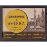 Cigarette cards, Argentina, Nacional de Tabacos, Curiosities of America (set, 50 cards in special