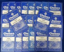 Football programmes, Chelsea FC, 1955/56, 23 home programmes inc. Newcastle Charity Shield,