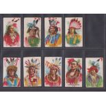 Cigarette cards, South America, Anon, 'Jeffes de Pieles Rojas' (Red Indian Chiefs, as Allen &