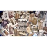Photographs, approx 300 b/w photographs, mostly images of people dating from the late 19th to the