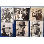 Autographs, Western stars, mainly signed 8 x 10", Monte Hale, Reb Russell, Hank Worden, Rory