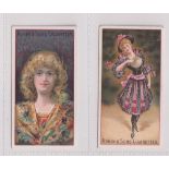 Cigarette cards, Adkin & Sons, Pretty Girls RASH, 2 cards, both 'Adkin & Sons Cigarettes - What