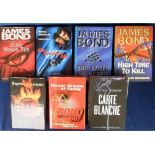 James Bond, 7 hard backed books published by Hodder & Stoughton to comprise Carte Blanche signed