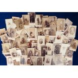 Photographs, Cartes de Visite approx 140 cards almost all portraits showing a wide range of