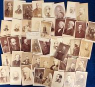 Photographs, 40+ Cartes de Visite of politicians and other notable characters to include Herbert