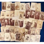 Photographs, 40+ Cartes de Visite of politicians and other notable characters to include Herbert