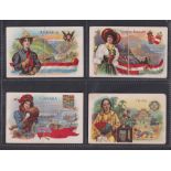 Cigarette cards, USA, ATC, Post Card Series, inscribed 'Murad Post Card Series 26-50', 105mm x 68mm,