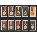 Cigarette cards, two sets, Hill's Decorations & Medals (48 cards) & Player's Decorations & Medals (
