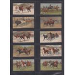 Cigarette cards, 5 sets, Carreras Races - Historic & Modern (standard & 'L' size sets, 25 cards in