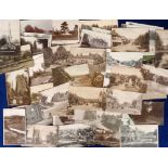 Postcards, Surrey, a good collection of approx. 80 cards, mostly street scenes and villages. RPs