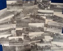 Postcards, Military, a collection of approx. 40 b/w printed cards published by the Mezzotint Co.