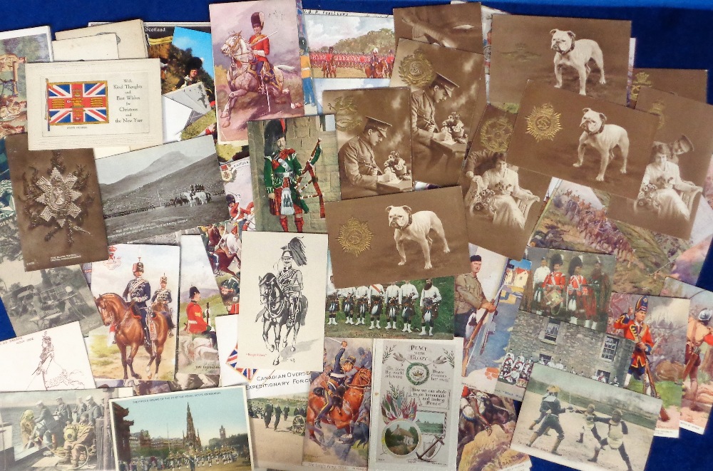 Postcards, Military, a good mixed collection of approx. 110 cards, inc. 12 cards from Birn Bros